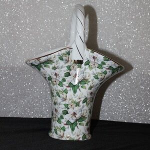 Formalities Dogwood Floral Basket Vase by Baum Bro